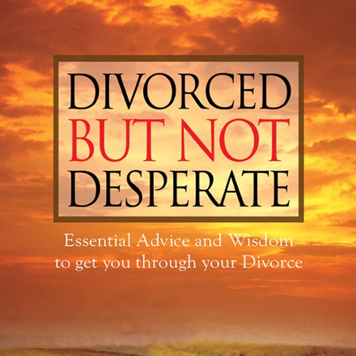 book or magazine cover for Divorced But Not Desperate Diseño de line14