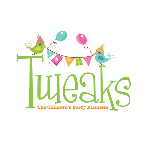 logo for Tweaks - The Children's Party Planners Design by PrettynPunk