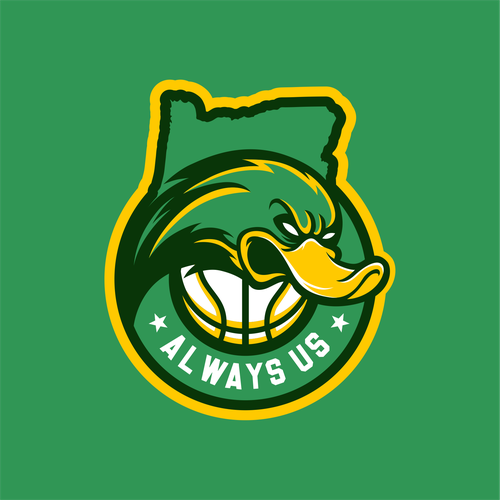 Basketball Logo for Always Us - Your Winning Logo Featured on Major Sports Network Ontwerp door WADEHEL