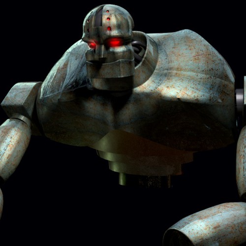 Computer modeled (CG) evil robot illustration Diseño de iainy