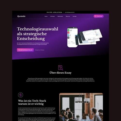 Landing page design contest entry by Reka Rekzer