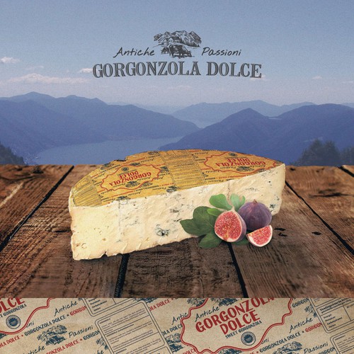 Design a product label set for an Italian Cheese Réalisé par ProveMan