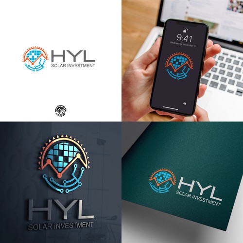 HYL Investment needs a logo simple and conveys high tech ideas Design by ukd