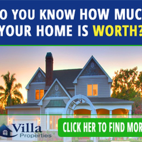 Create the next banner ad for Villa Properties Design by mrinnovative