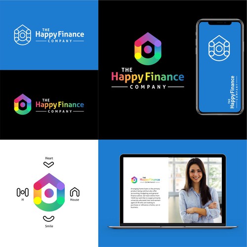 A splash of happiness for professional mortgage broking company Design by X-DNA