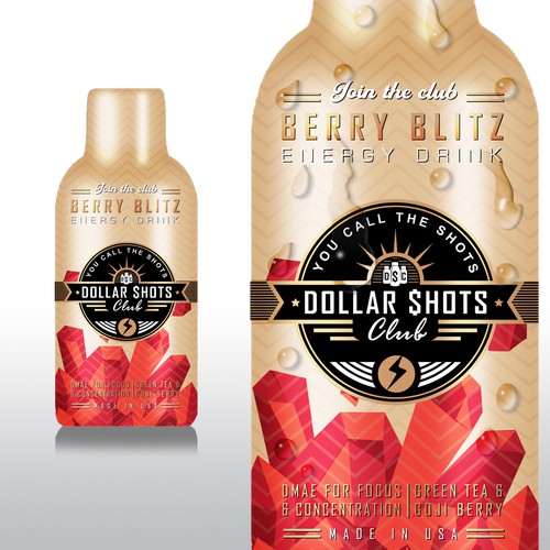 Design di Create an eye-catching energy shot drink bottle design for the relaunch our eCommerce Supplement Shot Co.!! di BRAVO-designs