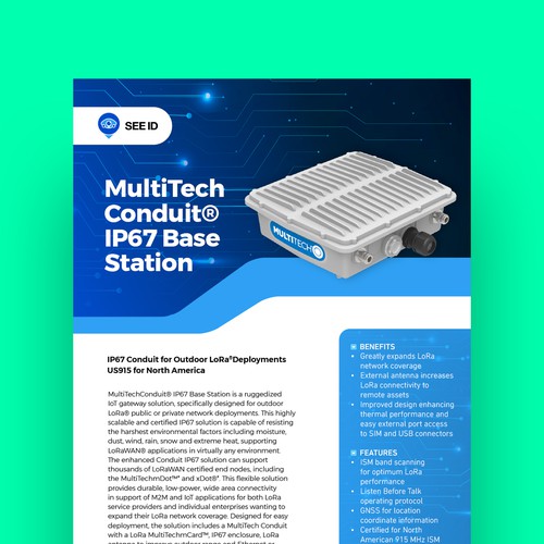 Technical Data Sheet Design von Squareline Studios