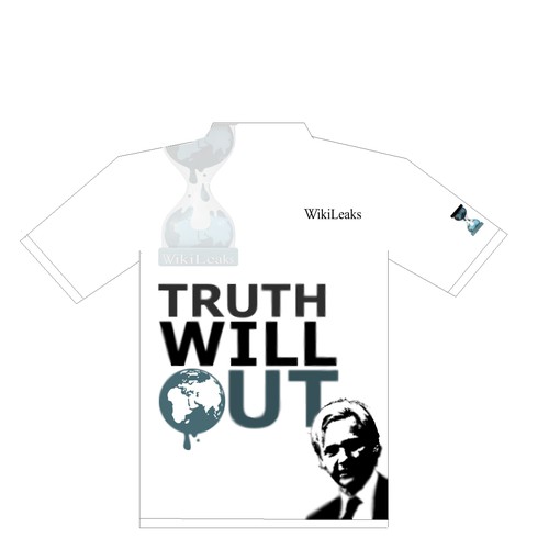 New t-shirt design(s) wanted for WikiLeaks デザイン by srivats94