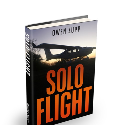 Solo Flight. Design an awesome book cover that captures the adventure of flight. Design by PRINCY103