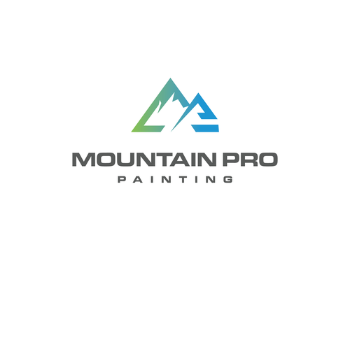 High-end, tech-focused Colorado painting company brand package Design by MD Design99