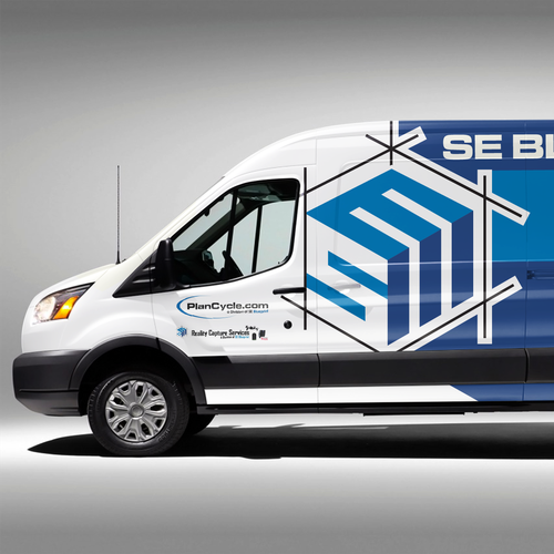 SE Blueprint  2023 Ford Van Wrap Diseño de theANUNGs