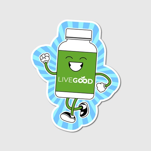 NEW - ***GUARANTEED PRIZE*** MULTIPLE WINNERS - Sticker for Supplement Brand Design by Digital Man ✅