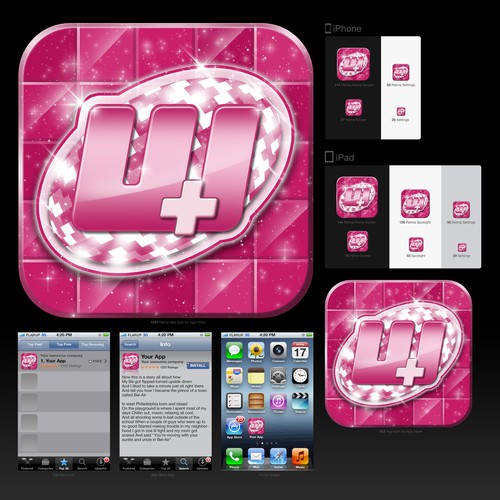 Waplog needs a new icon or button design Design by GWINCHY