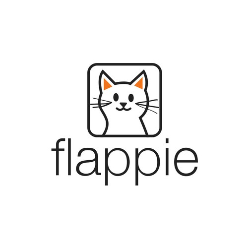 design a logo for the world's smartest cat flap door using AI Design by Hito