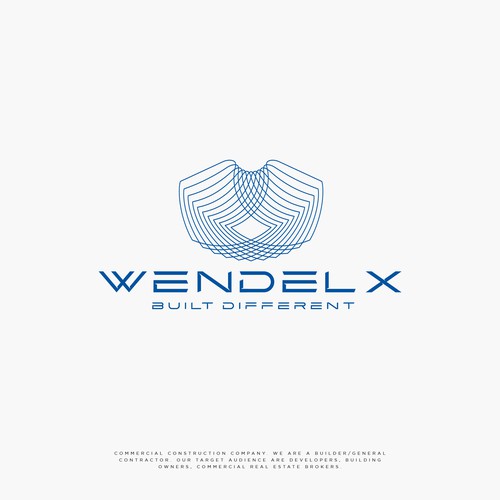 Luxury Logo Design for Wendel X — A Premium Construction Brand Built Different Design by NouNouArt