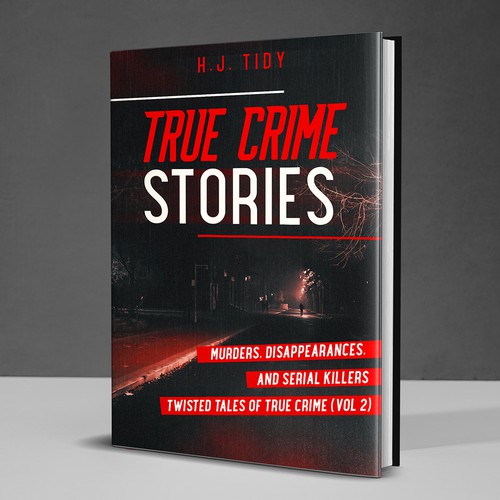 True Crime eBook cover. Design by Anastasia Brenych