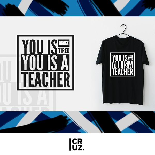 Design by Cruz Phoenix titled "Estampa The help movie"