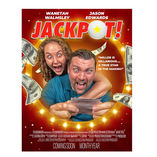 JACKPOT! The Comedy Short Film Poster Design Challenge" Design by EPH Design