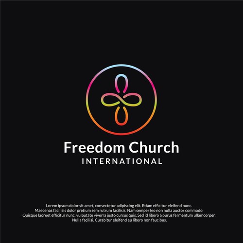 Freedom Church Logo Design Design by Fiore del Dragone