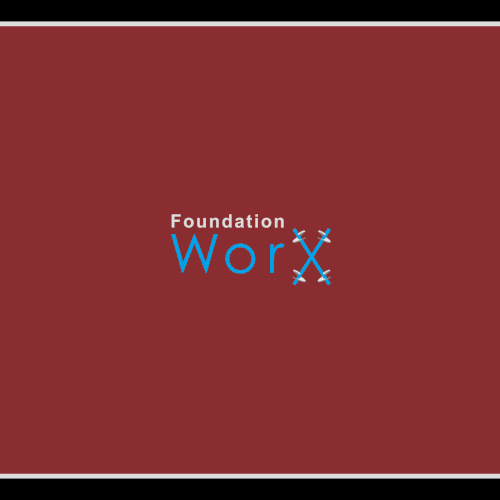 New logo for startup foundation repair comp foundation worx