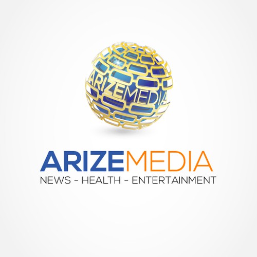 Create an Inspiring, adaptive, versatile logo for Arize Media/Arize News/Arize Health/Arize Fashion Design by ilomorelos