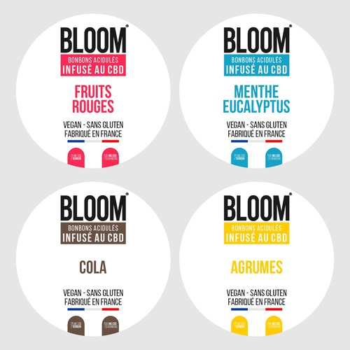 BLOOM CBD Gummies need his new packaging Design by DevDevit   ★ ★ ★ ★ ★