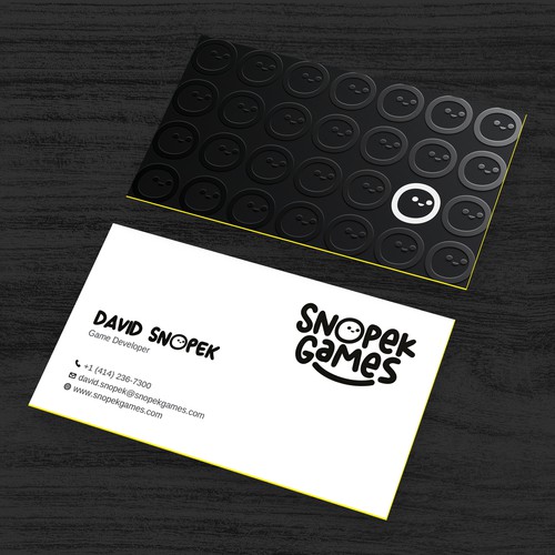 Business Cards for an indie Game Developer Design by Rakibh