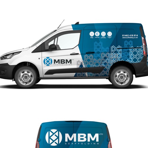 MBM Scaffolding - Van Design Design by RicardoRS