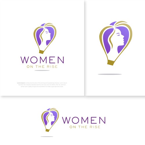 Women on the RISE logo Design by CreativeJAC