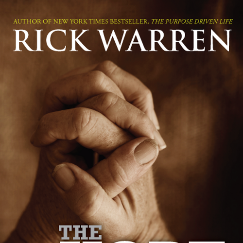 Design Rick Warren's New Book Cover Design por Violinguy72