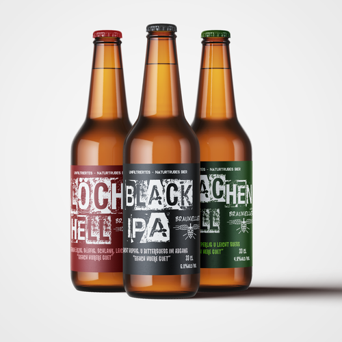Microbrauerei: Bierflasche sucht Etikettendesign Design by halesen