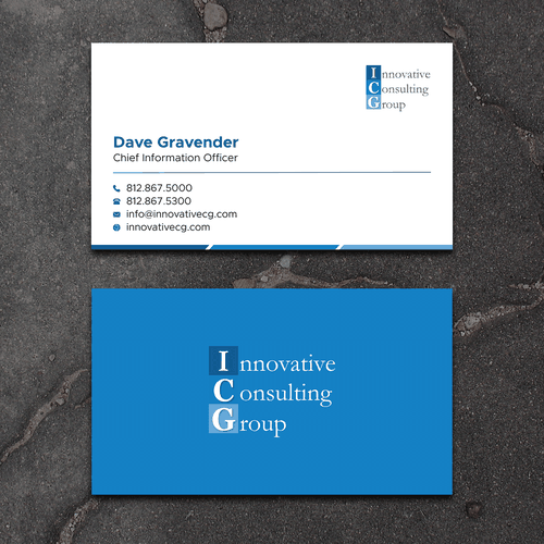 ICG Business Cards Design by boniamin