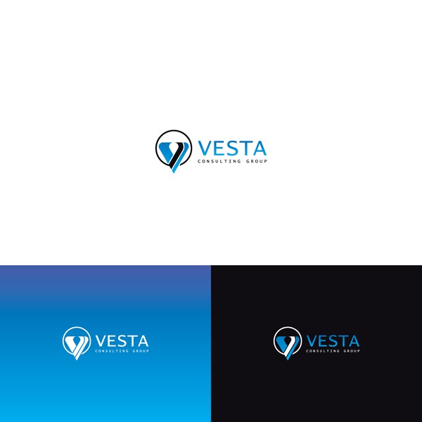Vesta logo design