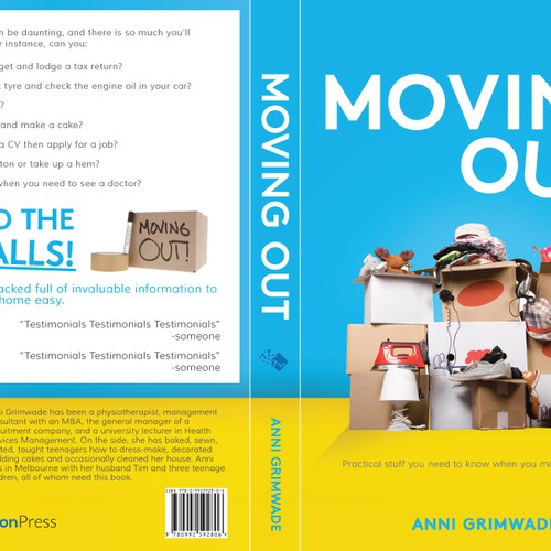 Design a fantastic cover for my book "Moving Out!" Design by contact.catcly