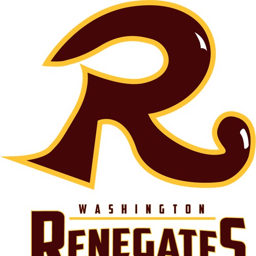 Community Contest: Rebrand the Washington Redskins  Design by Rockmade Studio