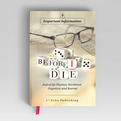 Engaging cover for end of life information journal directed towards 40+ year olds Design by ✨vijays~amazing✨