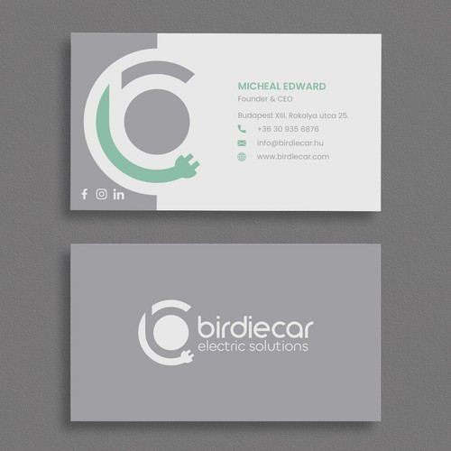 business card for company called birdie Design by moshiur008