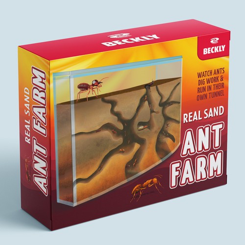 Eye Catching Ant Farm Box Design Design by Radmilica