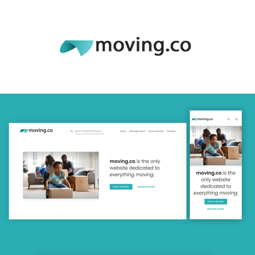web page for moving related website Design by kloik