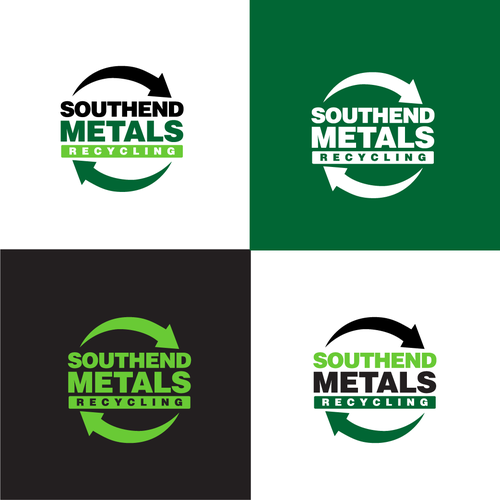Metal Recycling Center Logo Design by GBstudio
