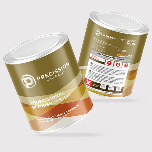 Design Label for Professional Automotive Refinish Products di binggo™