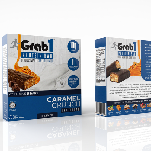 New box design fro Protein bars Design by Thebestbydesign