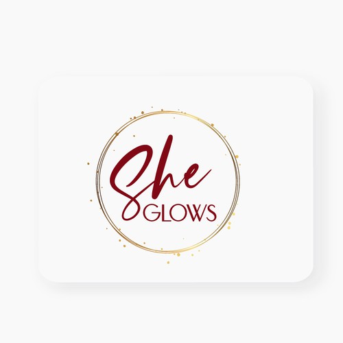 Let's help women glow! Design a beautiful logo for SheGlows Design by QPR