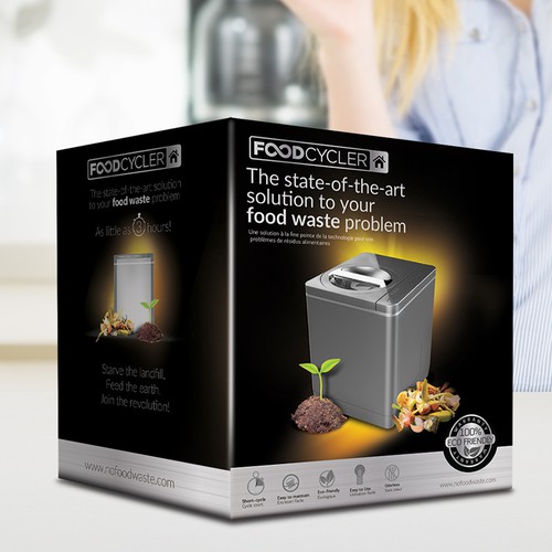 Food Cycler Indoor Composter Package Design Design by Mr. Ozz
