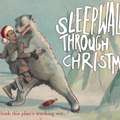 Mike Birbiglia’s “Sleepwalking Through Christmas” Card Design by amk