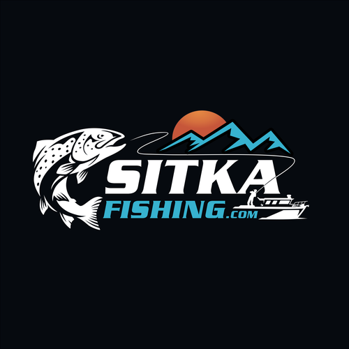 "Looking for fishing logo" winning Logo design