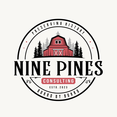 Got wood?  Reclaimed wood logo design contest. Design by Vic People Studio