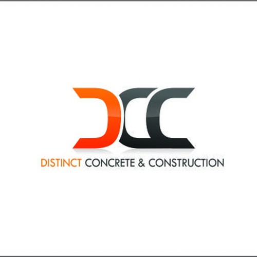 logo for Distinct Concrete & Construction Design by t3uku NY