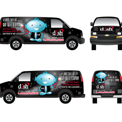 V&S 002 ~ REDESIGN THE DISH NETWORK INSTALLATION FLEET Design by Just ImaJenn