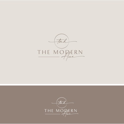 The Modern Hue Logo Design by mikellyle